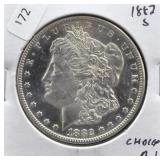 1882 S MORGAN DOLLAR CHOICE BU