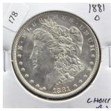 1881 O MORGAN DOLLAR CHOICE BU