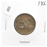 1858 FLYING EAGLE CENT VF