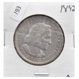 1892 COLUMBIAN EXPO HALF DOLLAR AU