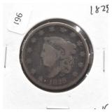 1828 LARGE CENT VG