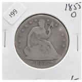 1855 O HALF DOLLAR G