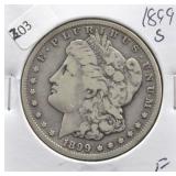 1899 S MORGAN DOLLAR F
