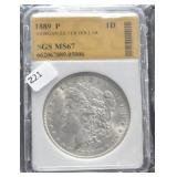 1889 MORGAN DOLLAR CHOICE BU