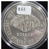 CONSTITUTATION SILVER DOLLAR GEM