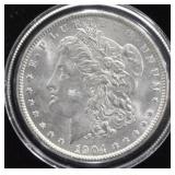1904 O MORGAN DOLLAR CHOICE B U