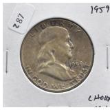 1959 FRANKLIN HALF DOLLAR CHOCIE BU