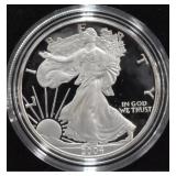 2004 PROOF SILVER EAGLE W BOX PAPERS