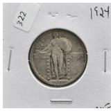 1924 STANDING QUARTER VF