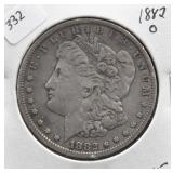 1882 O MORGAN DOLLAR VF
