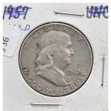 1962 D FRANKLIN HALF DOLLAR XF