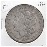1890 MORGAN DOLLAR VF