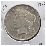 1922 PEACE DOLLAR