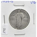 1929 S STANDING QUARTER VG