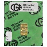 1/2 GRAM .999 FINE GOLD