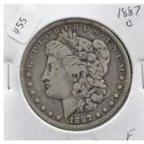 1887 O MORGAN DOLLAR F