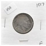 1917 BUFFALO NICKEL F