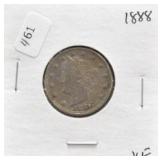 1888 V NICKEL VF