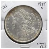 1885 O MORGAN DOLLAR CHOICE BU
