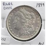 1899 MORGAN DOLLAR AU RARE DATE