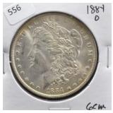 1884 O MORGAN DOLLAR CHOICE BU