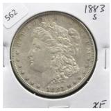 1883 S MORGAN DOLLAR XF