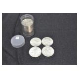 ROLL OF 20 PEACE SILVER DOLLARS - 1922 AND 1923