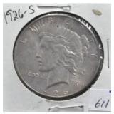1926-S PEACE SILVER DOLLAR
