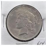 1922 PEACE SILVER DOLLAR