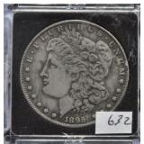 1895-O MORGAN SILVER DOLLAR