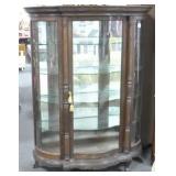 ANTIQUE OAK CHINA CABINET