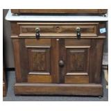 VICTORIAN - WALNUT MARBLE TOP WASH STAND