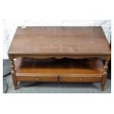COCKTAIL TABLE - CHERRY - 2 DRAWER