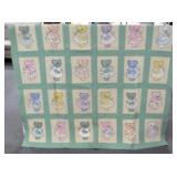 MACHINE MADE SUN BONNET GIRL QUILT