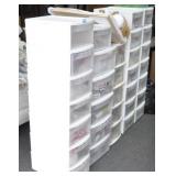 32 STERLITE CLEAR VIEW STORAGE DRAWERS