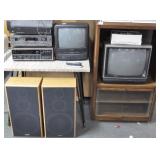 HOME ELECTRONICS: JVC RECEIVER, JVC DUAL TAPE DECK