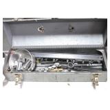 CRAFTSMAN METAL TOOL BOX WITH CRAFTSMAN TOOLS