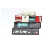 35 GOLF BALLS - NEW IN BOXES AND SOME TEES