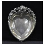 WALLACE STERLING HEART SHAPED DISH