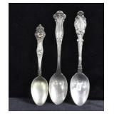 3 STERLING SILVER SPOONS