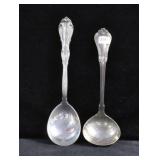 TOWLE STERLING SPOON & GORHAM STERLING GRAVY LADEL