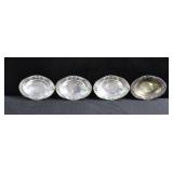 4 GORHAM STERLING SILVER MINT DISHES