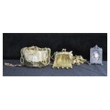 MESH PURSE (STRAP NEEDS REPAIR) - VINTAGE BEADED P
