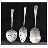 3 ROGERS SILVER PLATE SERVING UTENSILS