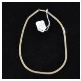 14K GOLD NECKLACE - 15" LONG - 10.2 GRAMS