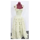 VINTAGE DRESS ON DRESS FORM