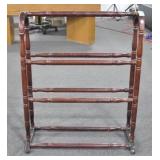 MAHOGANY QUILT RACK