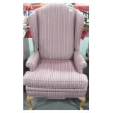 QUEEN ANNE STYLE WING BACK CHAIR