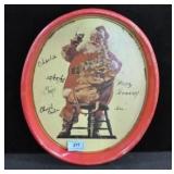 1987 TIN COCA-COLA TRAY - 12" X 15"