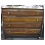 WILLETT 4 DRAWER CHERRY CHEST - MID CENTURY MODERN